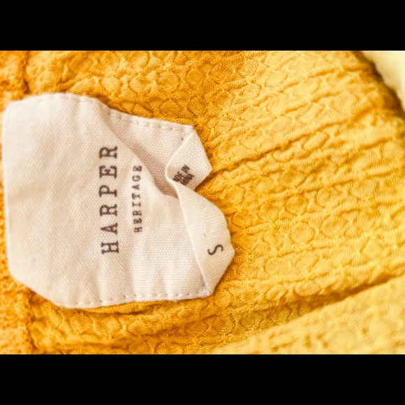 Yellow Harper Heritage Top - Picture 3 of 3